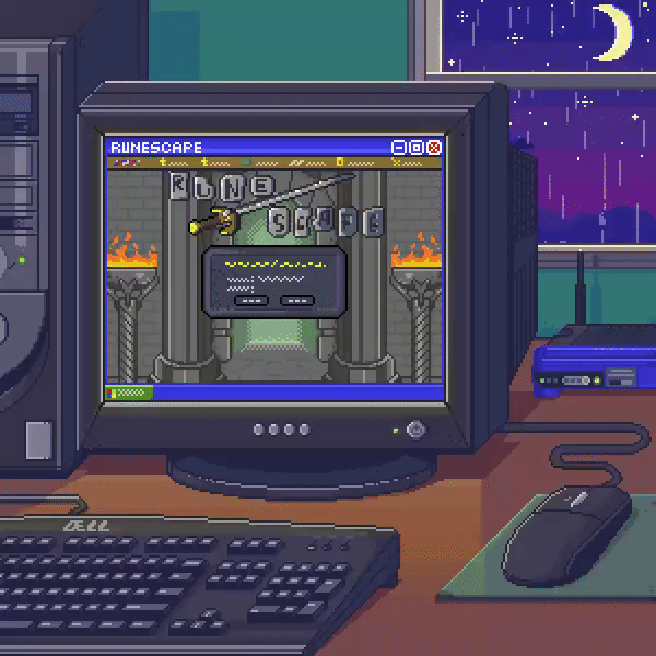 OSRS login page